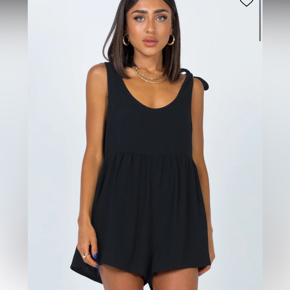 Tay Romper Black Princess Polly